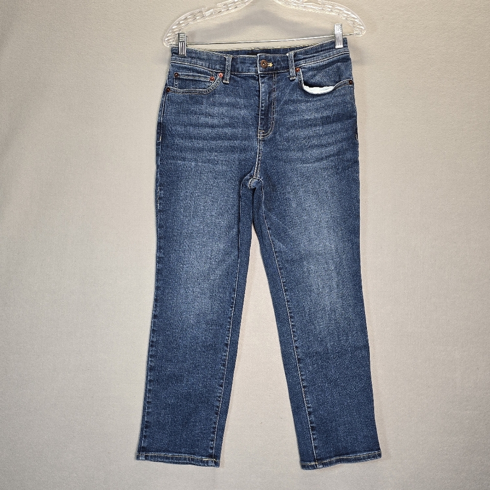 Talbots Jeans Women's Size 6P Blue Modern Ankle Mid  Rise